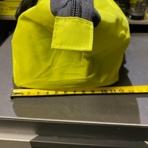 🆕 Ryobi 18" x 13" x 12" Contractors Heavy Duty Green Tool Bag - Picture 3 of 5